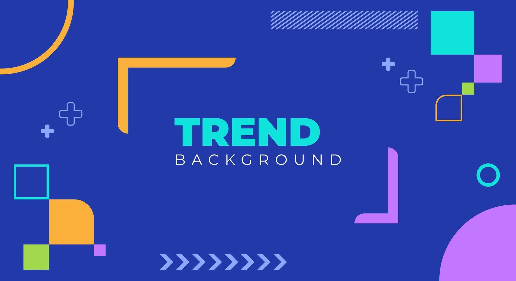 Creative flat geometric trend background vector