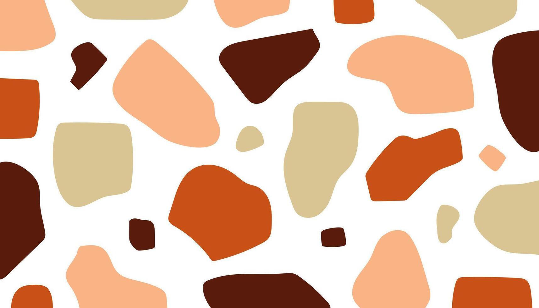 Terrazzo abstract concept seamless pattern. Trendy colorful stone organic shapes background. Abstract Art Design for prints, wallpapers, wall art decoration. illustration vector