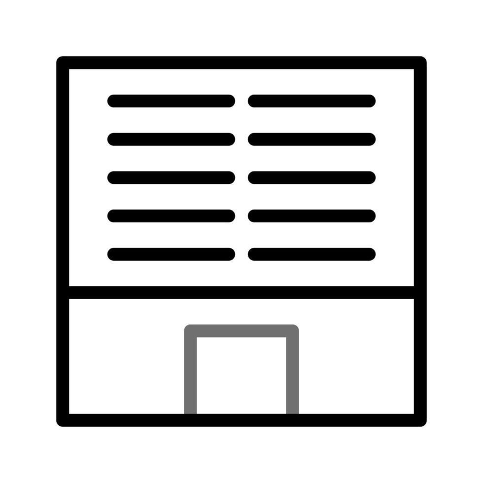 Building icon duocolor grey black vector