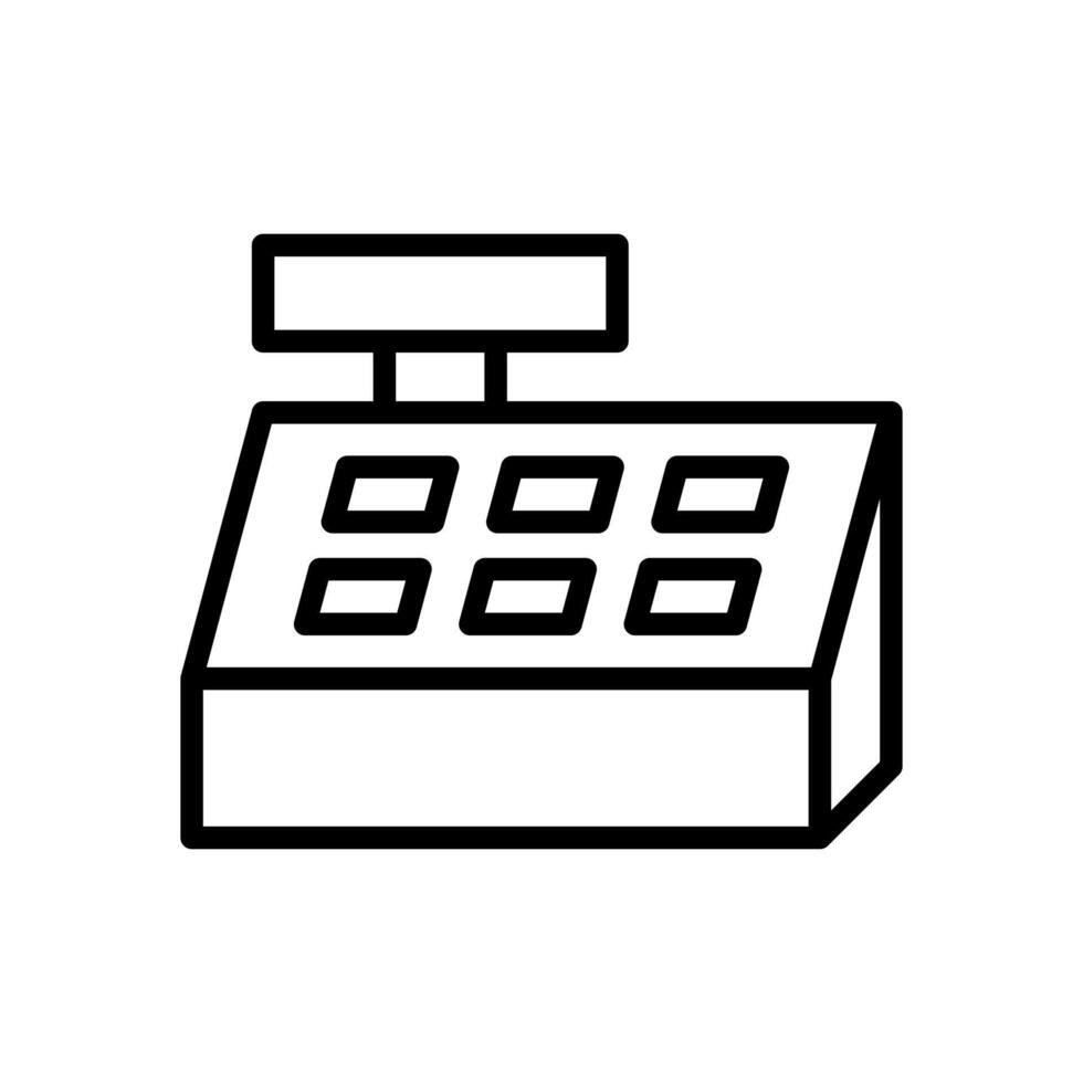 cash register icon symbol template vector