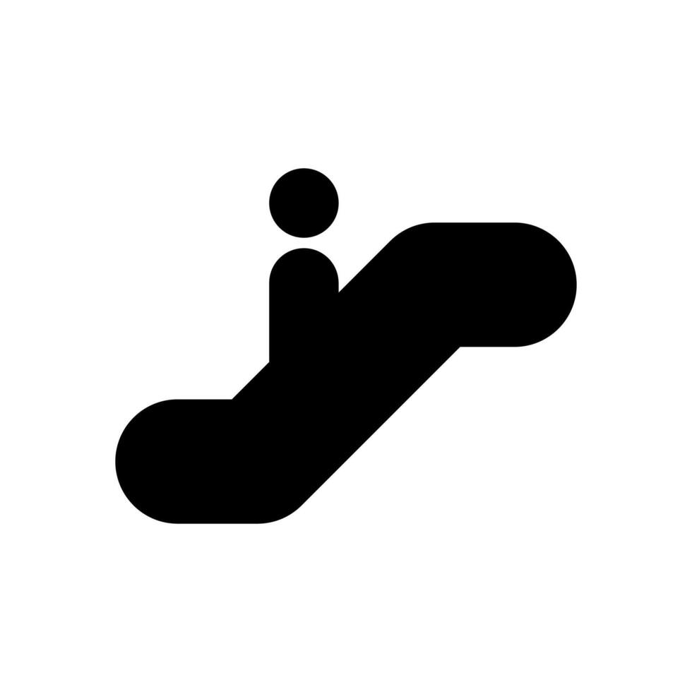 escalator icon symbol template vector