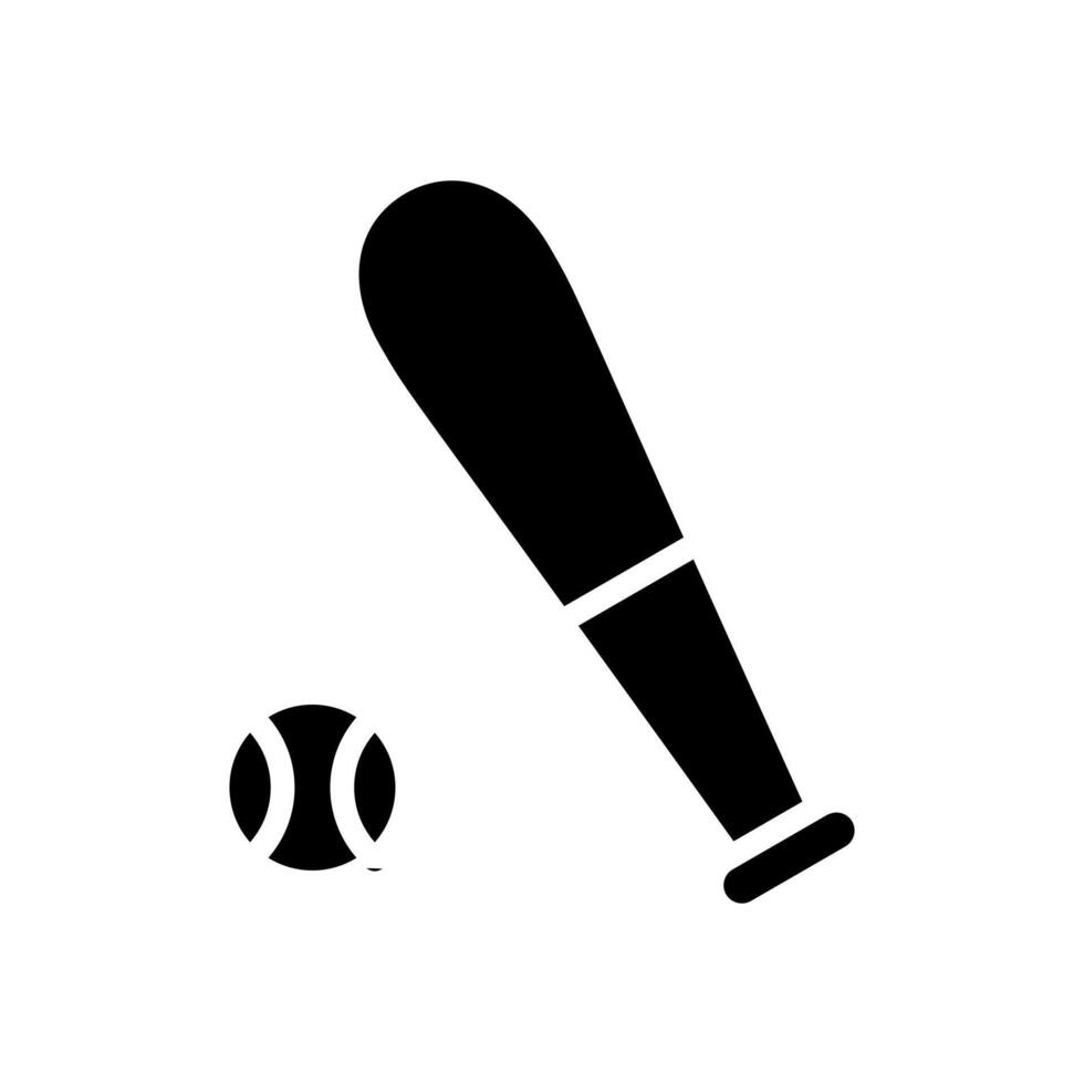baseball bat icon symbol template vector