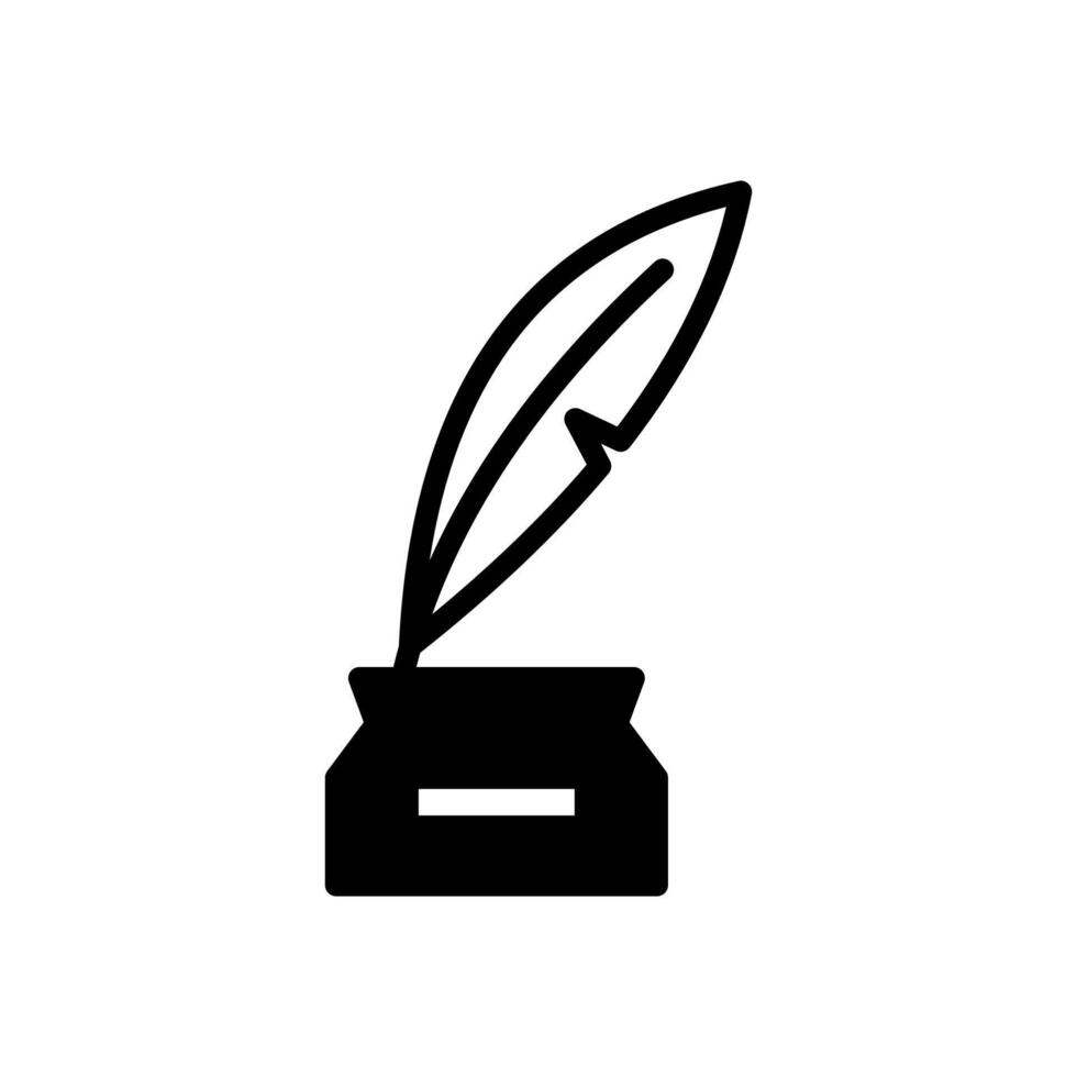 quill icon symbol template vector