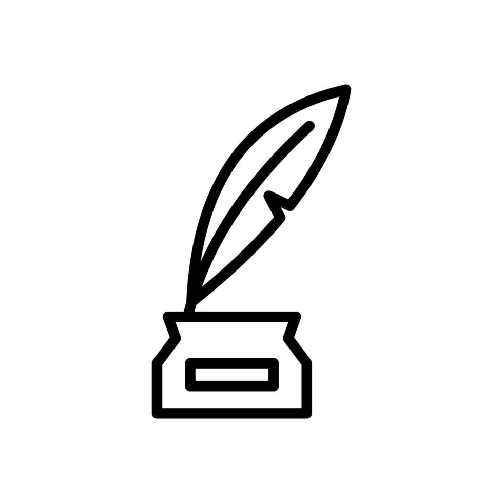 quill icon symbol template vector