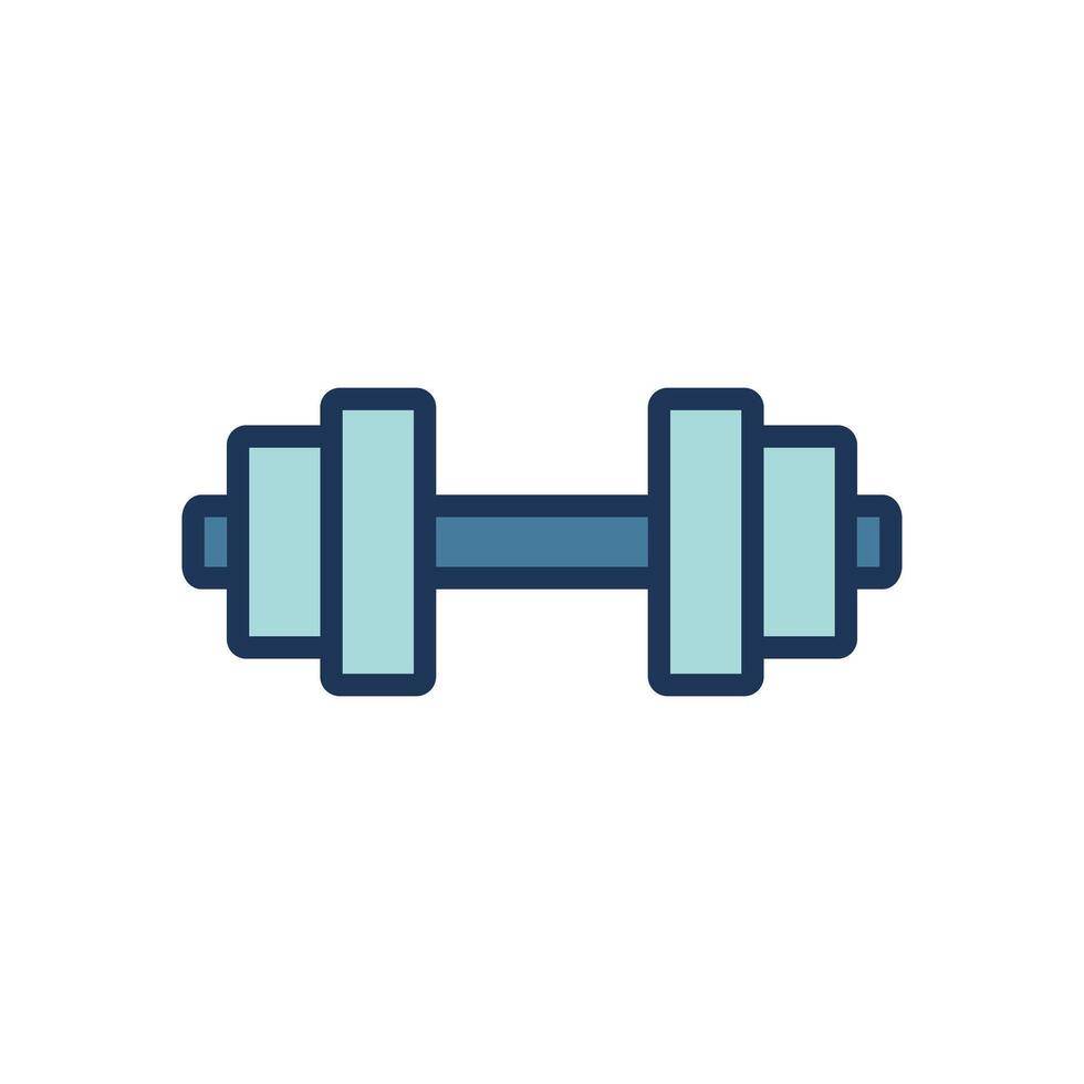 dumbbell icon symbol template vector