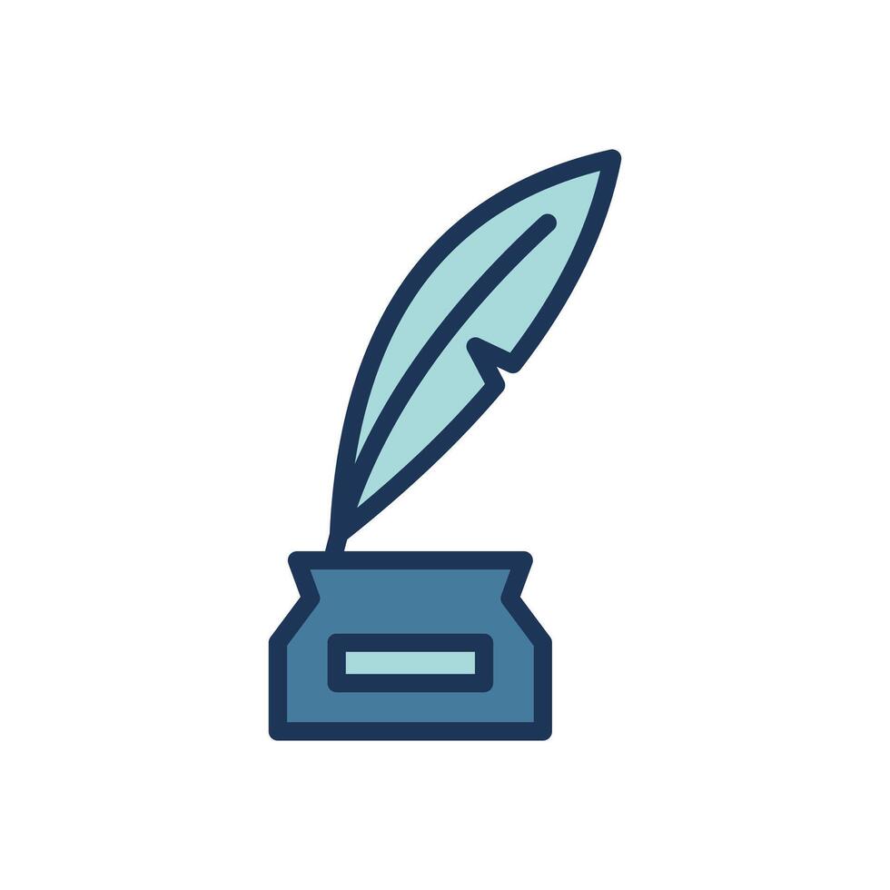 quill icon symbol template vector