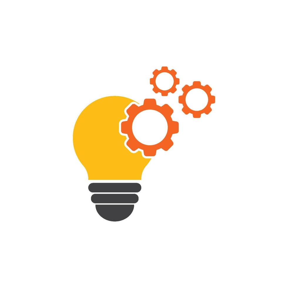 Idea icon flat design vector