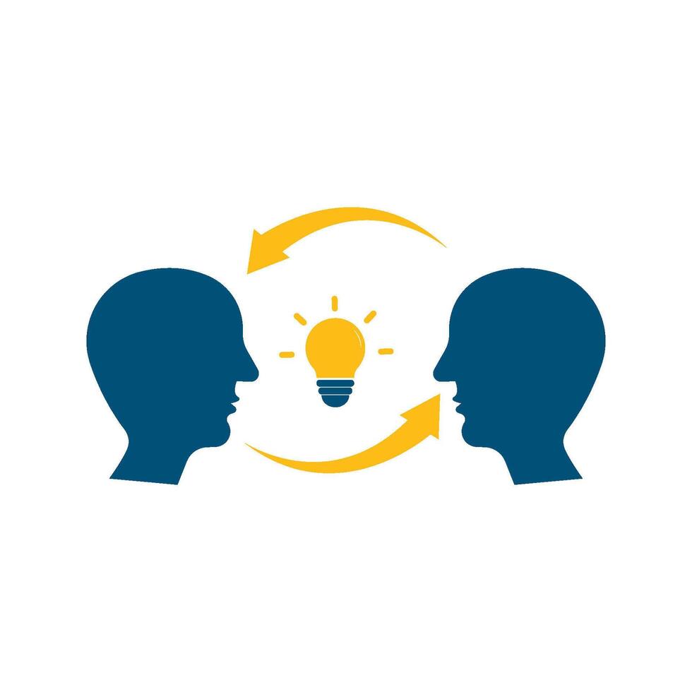 Idea icon flat design vector