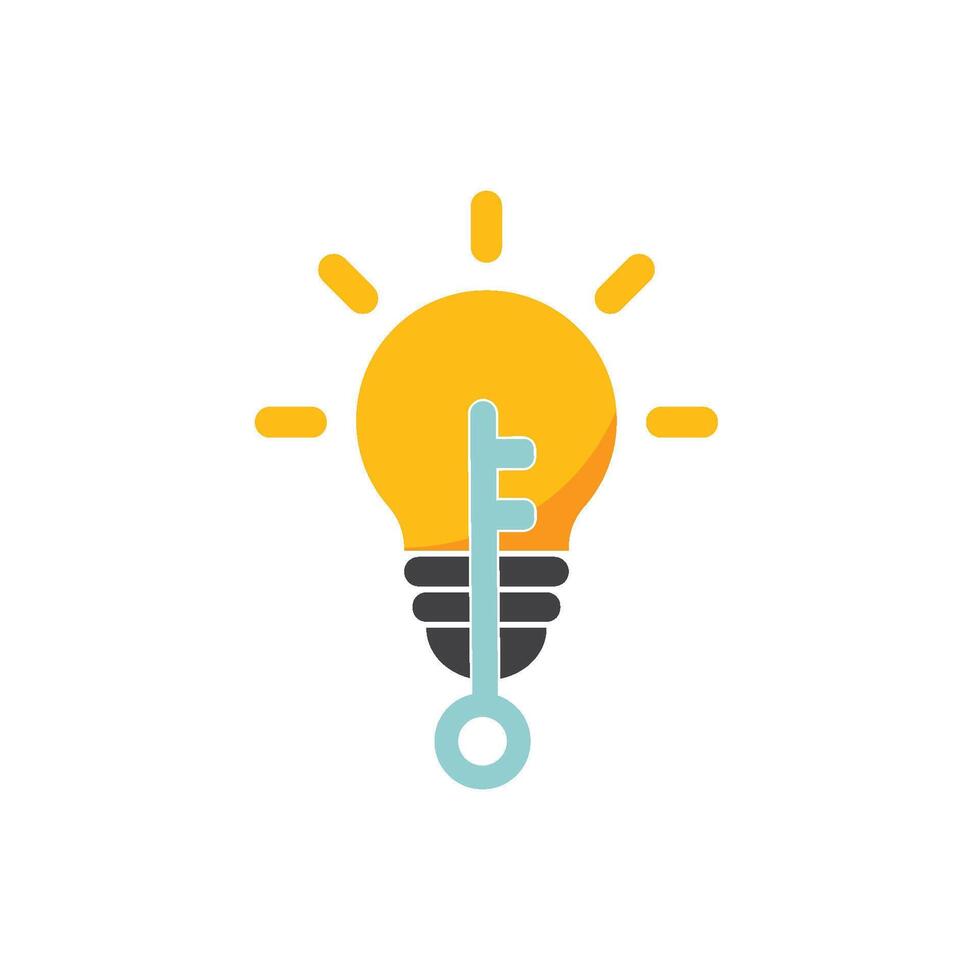 Idea icon flat design vector
