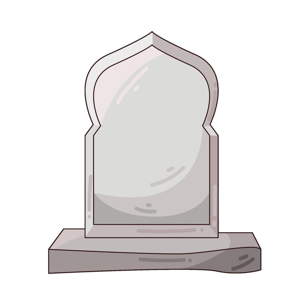 Illustration of grave vector