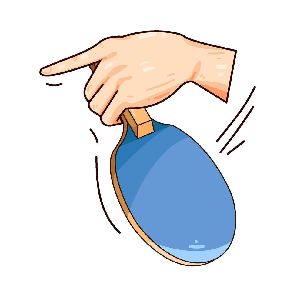 Illustration of table tennis racket vector
