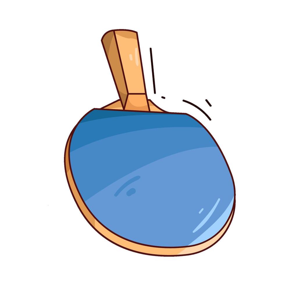 Illustration of table tennis racket vector