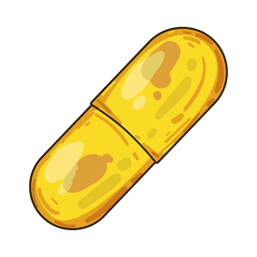 Illustration of capsule vector