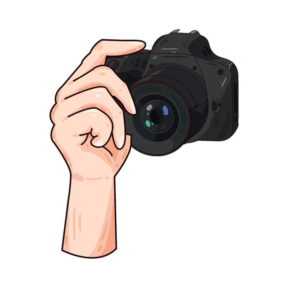 Illustration of camera vector