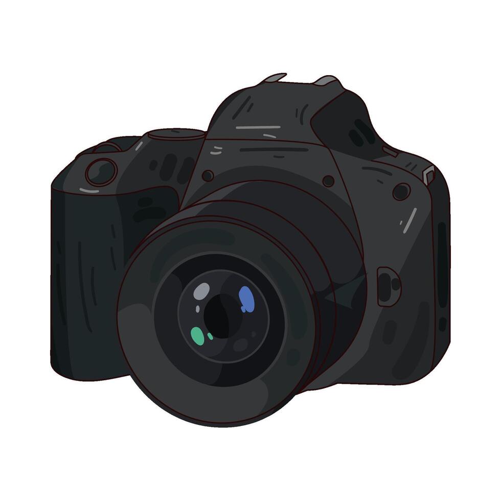 Illustration of camera vector