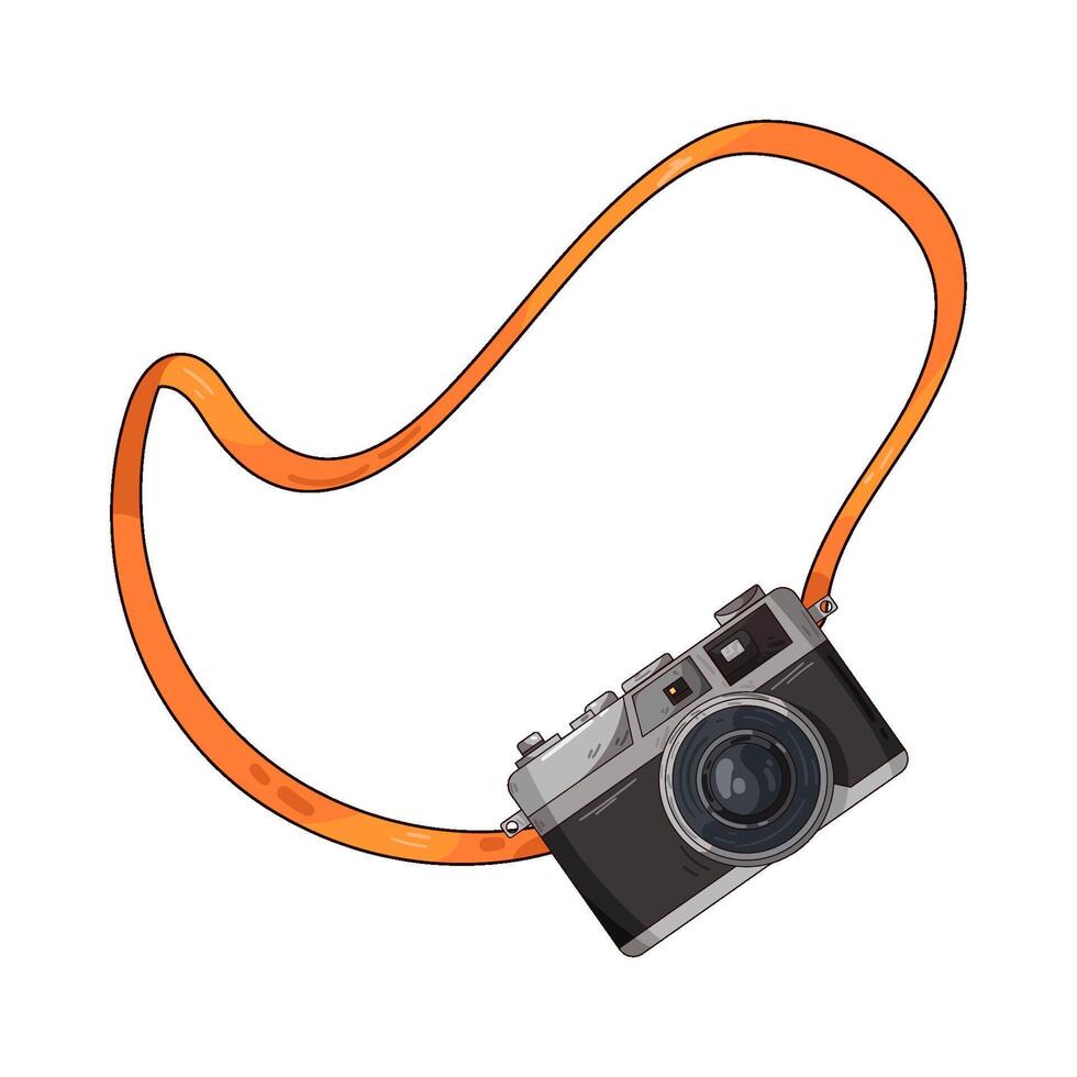 Illustration of camera vector