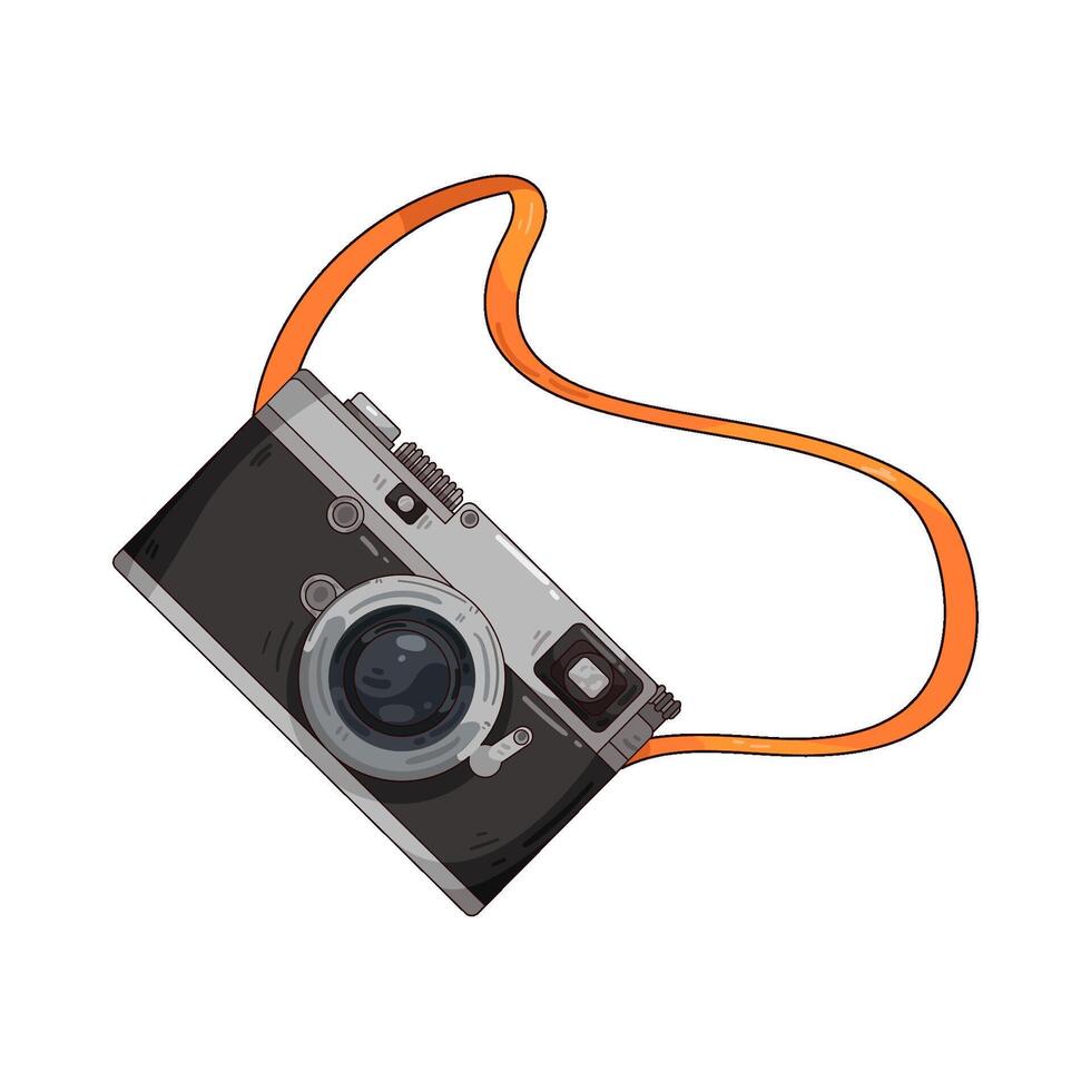 Illustration of camera vector
