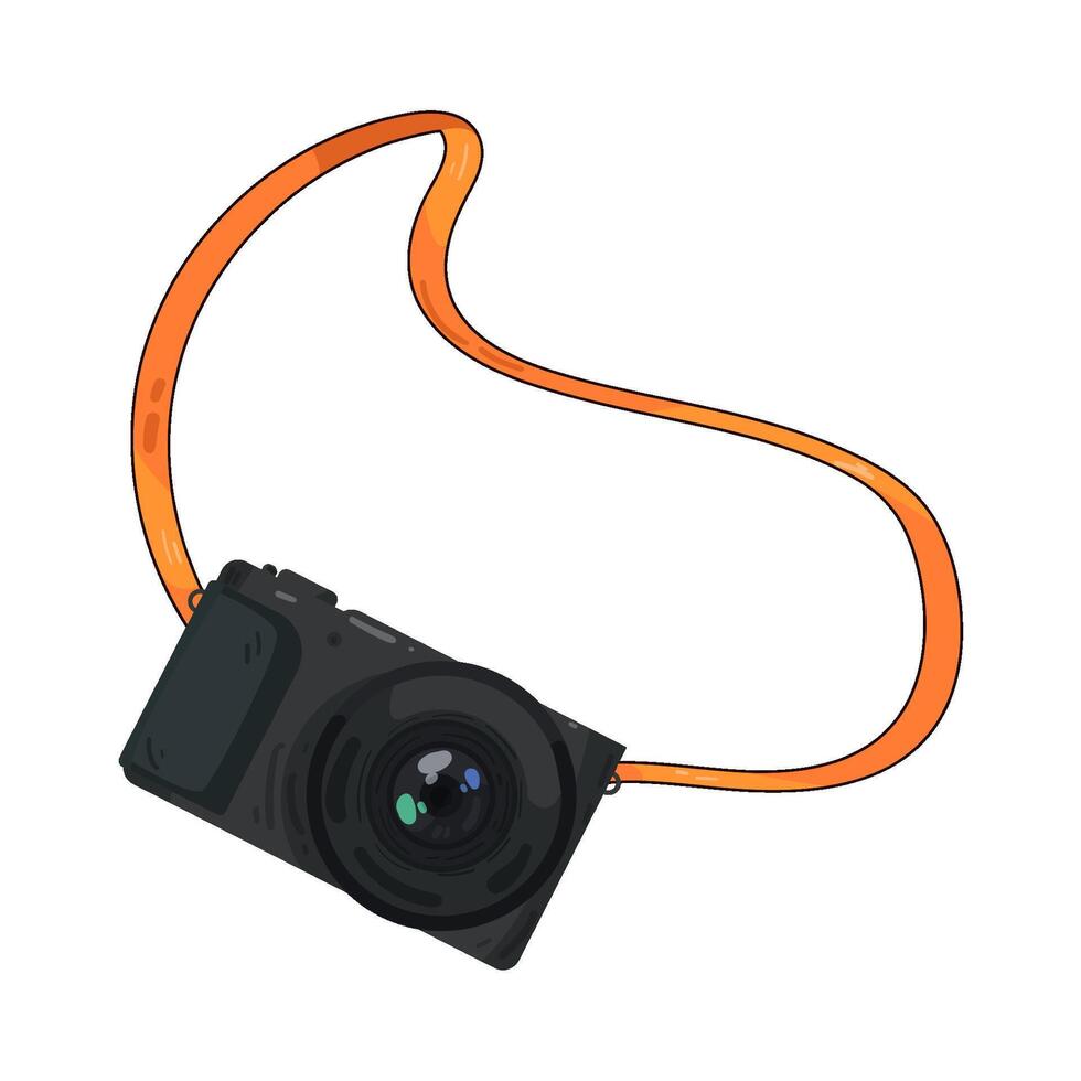 Illustration of camera vector