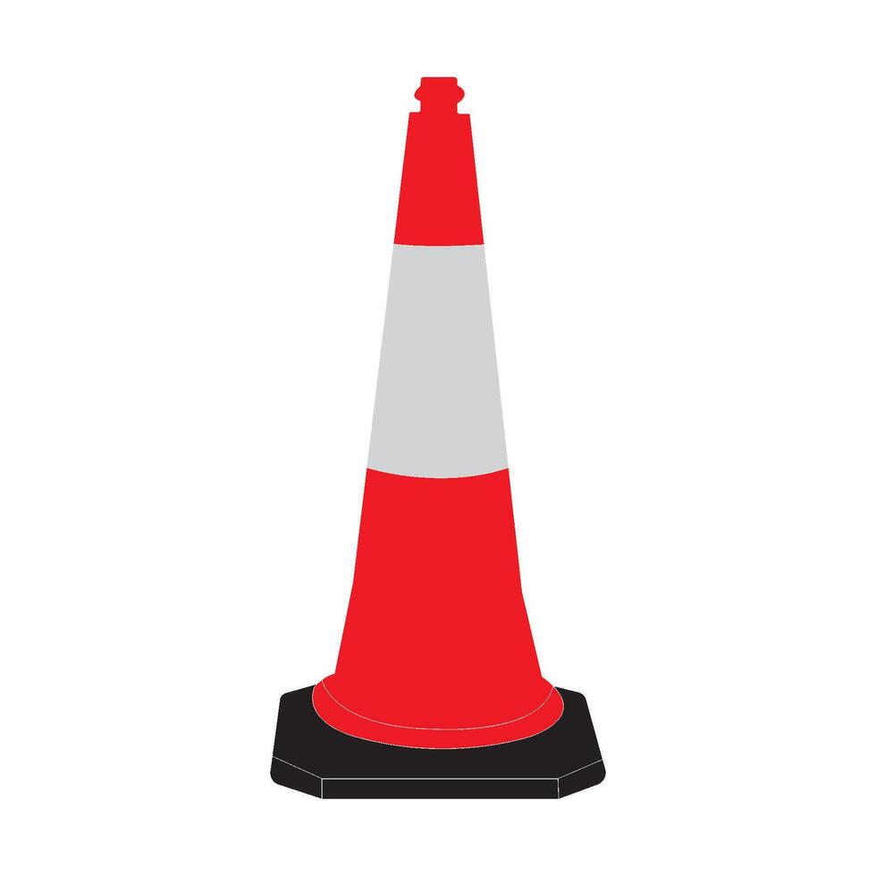 Traffic cone icon vector