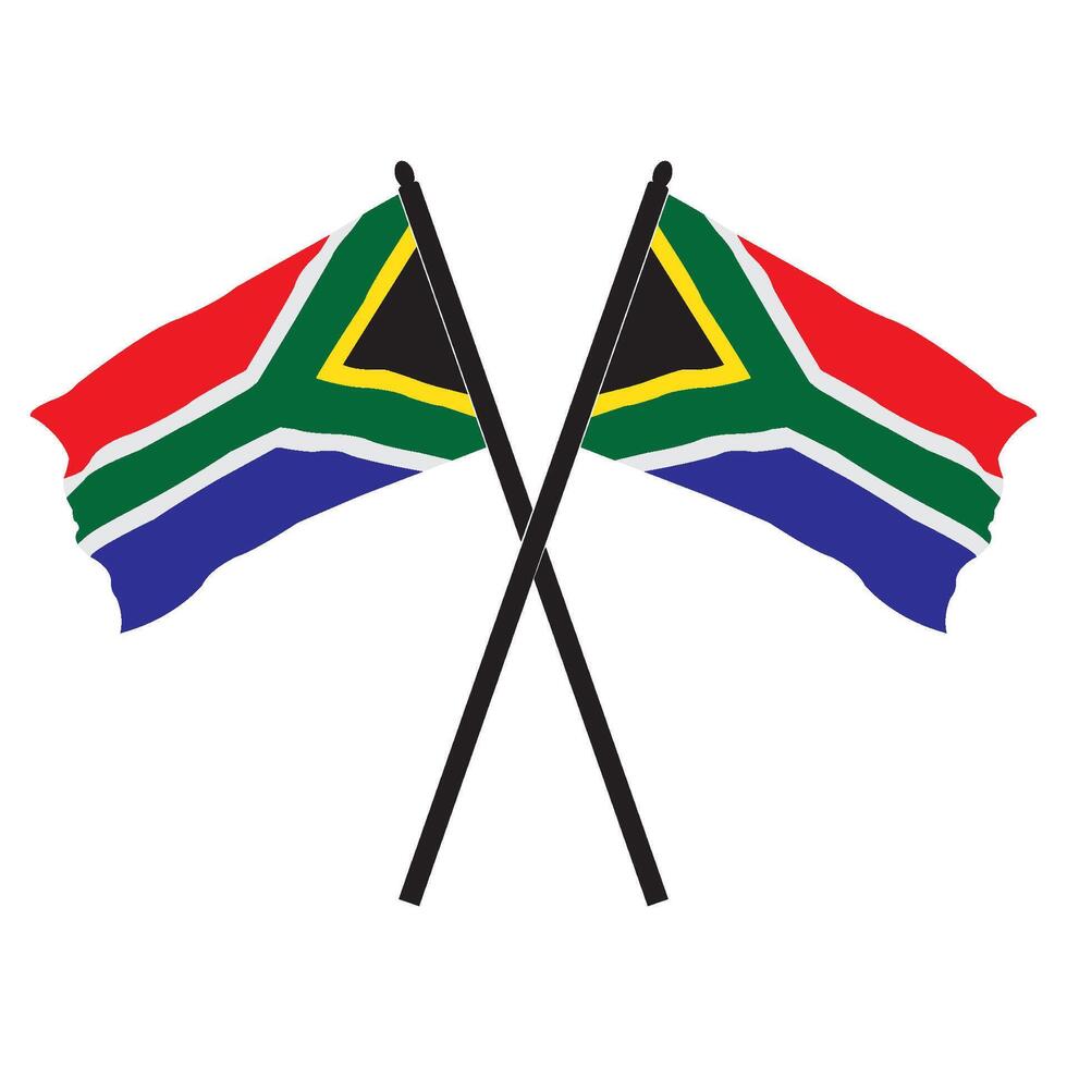 South Africa flag icon vector