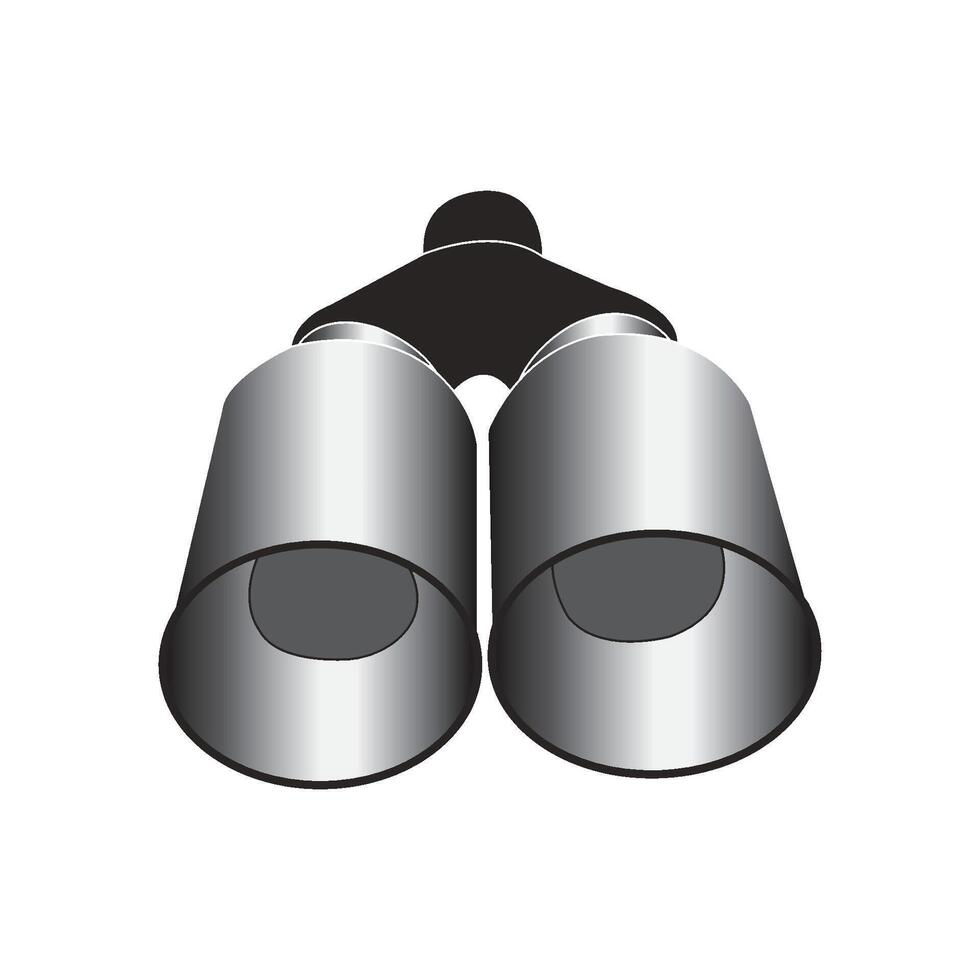 Car exhaust icon vector