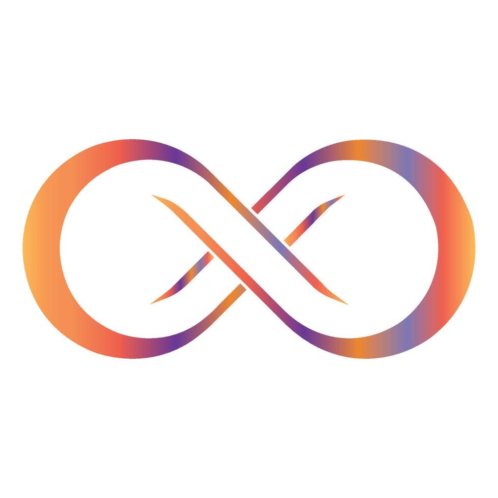 Infinity icon design vector