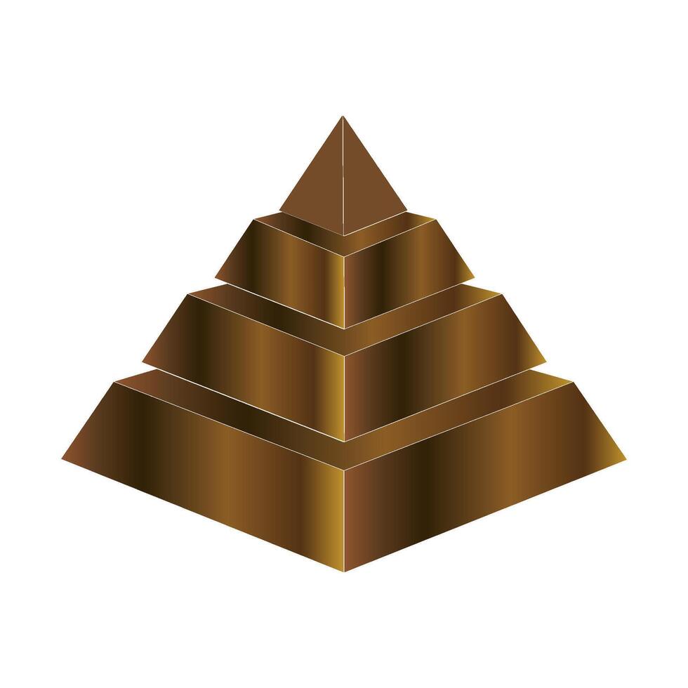 Pyramid icon design vector