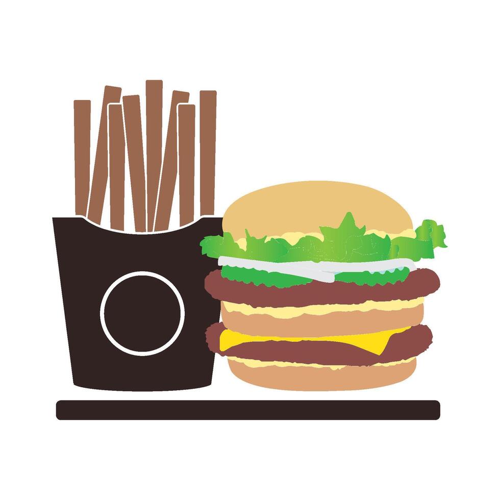 Burger icon design vector