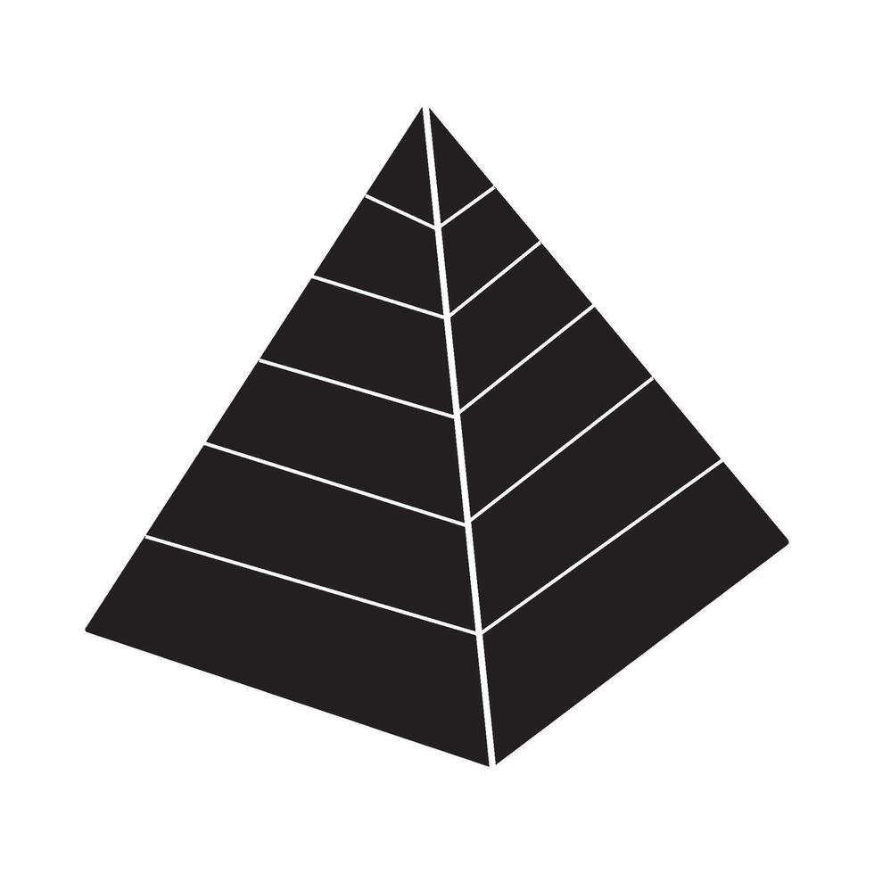 Pyramid icon design vector