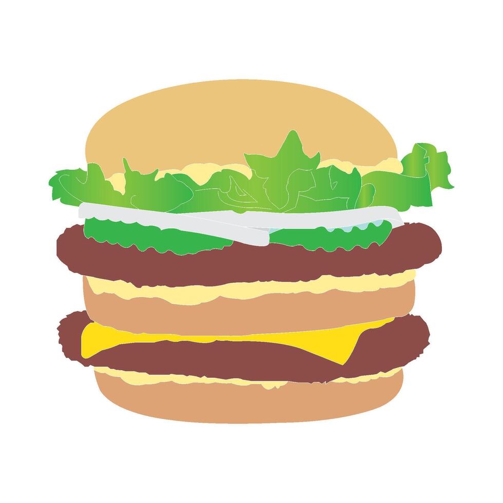 Burger icon design vector