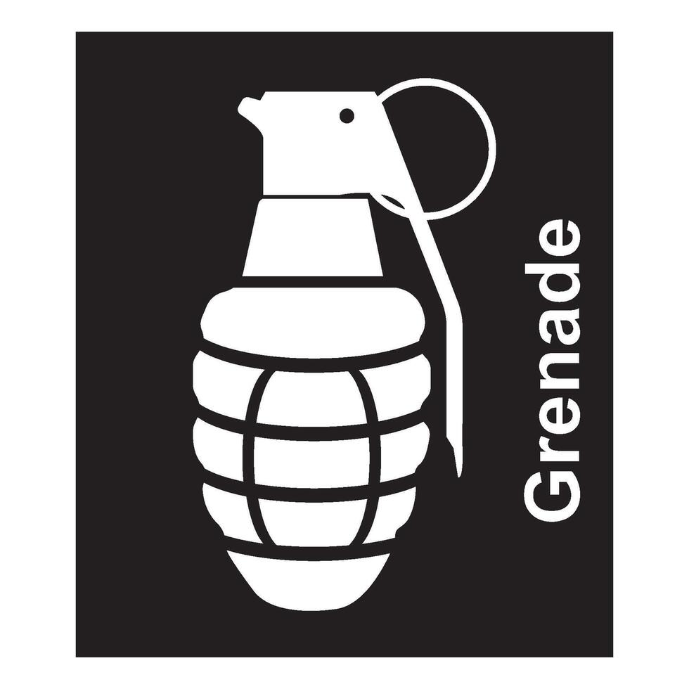 Grenade icon design vector