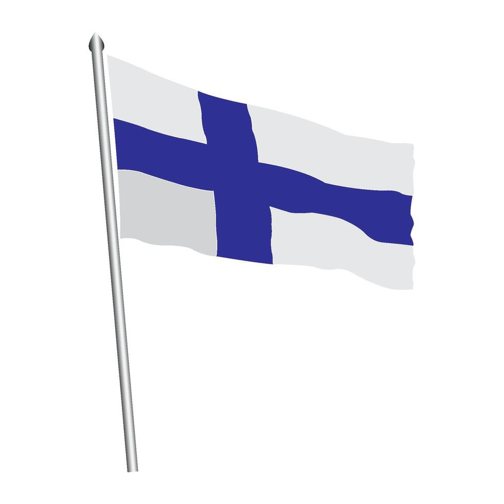 Finland flag icon vector