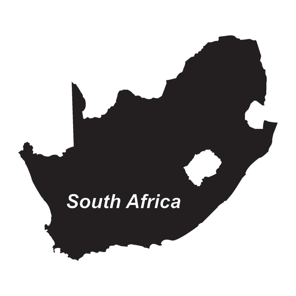 South Africa map icon vector