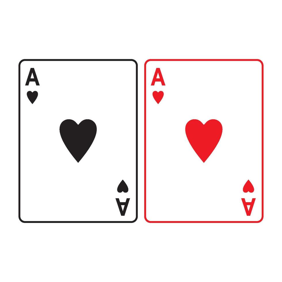 Playing cards icon vector