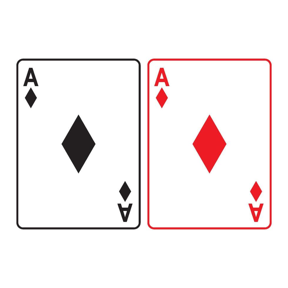 Playing cards icon vector
