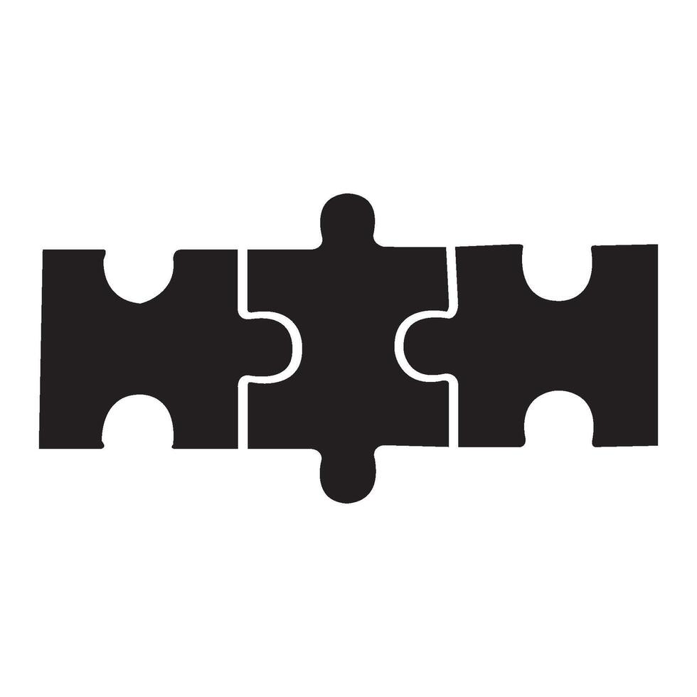 Puzzle icon design vector