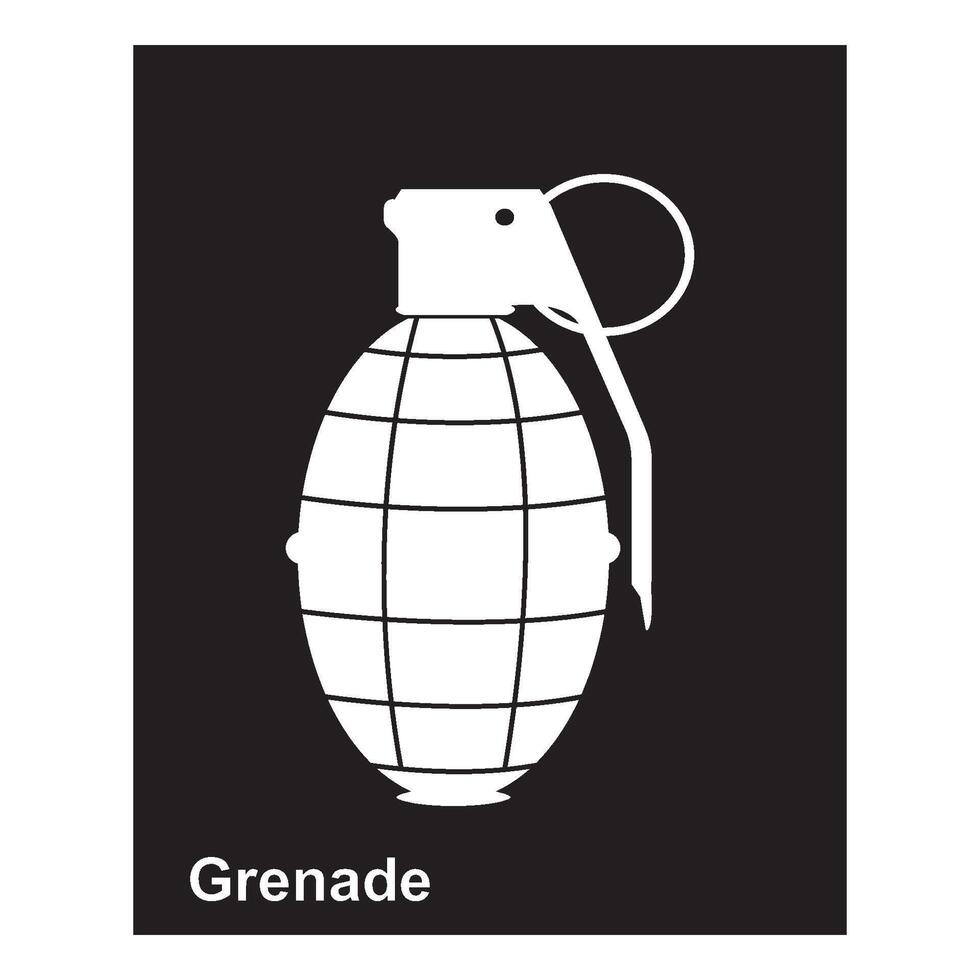 Grenade icon design vector