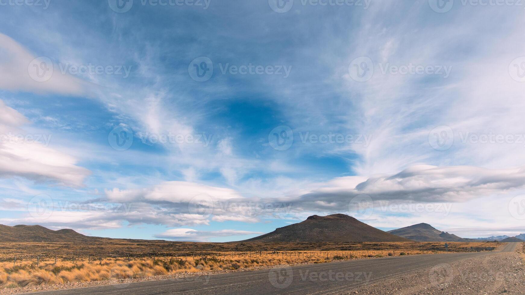 Immense Patagonian steppe photo