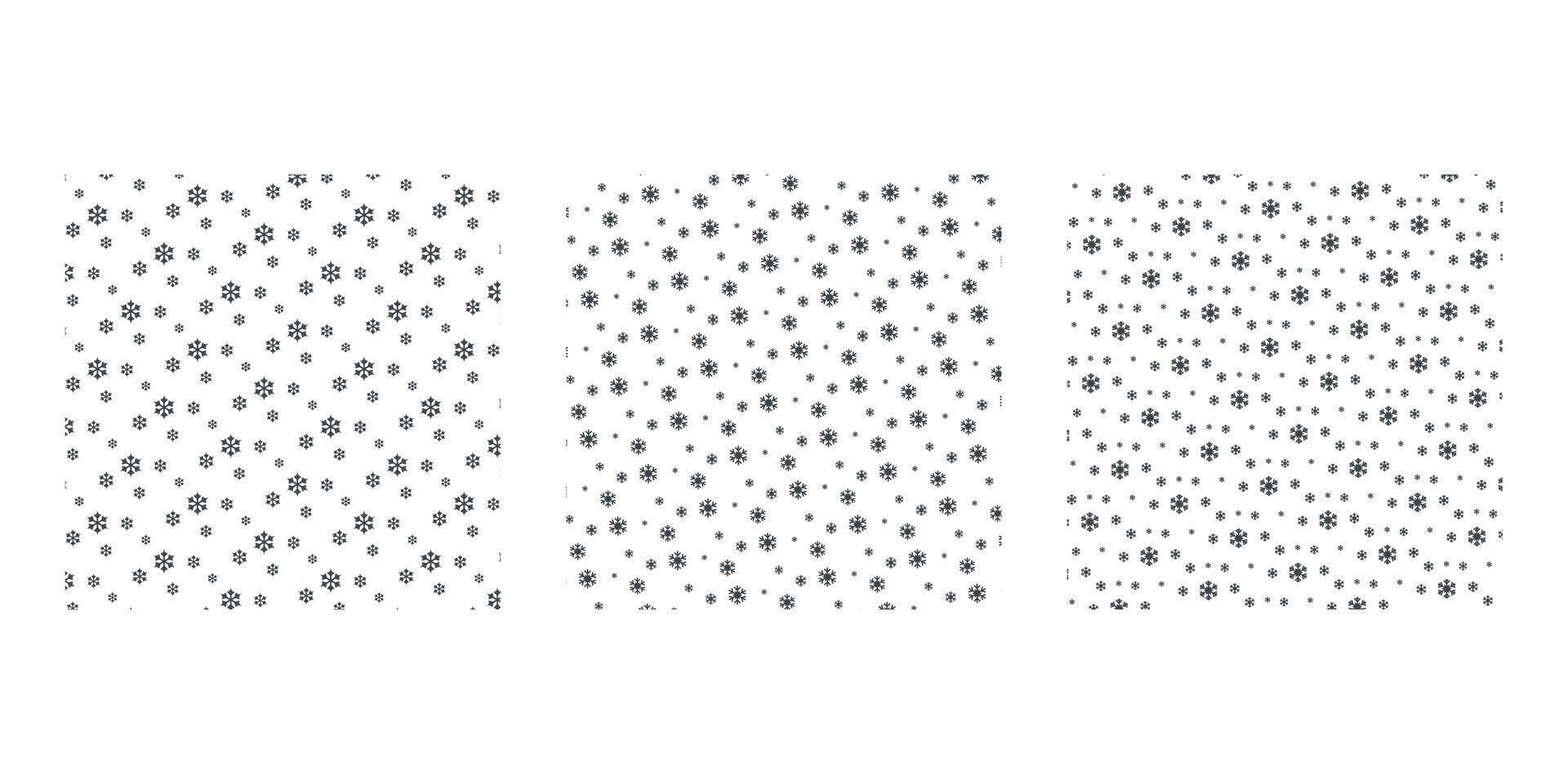 Abstract snowflake pattern design template on white background vector