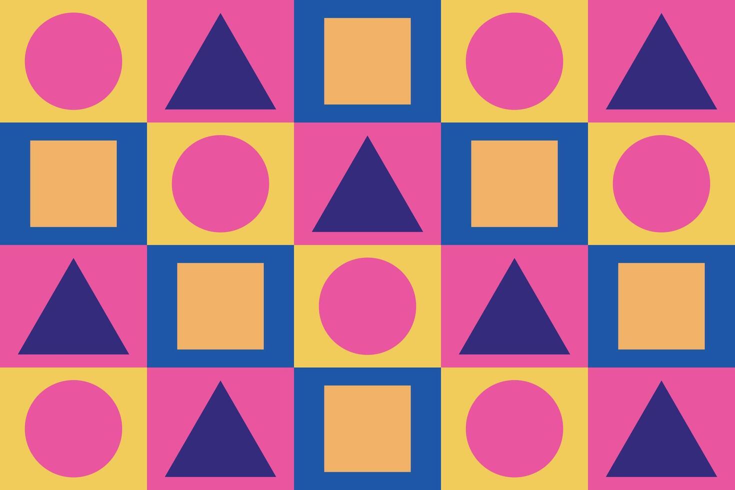 Basic geometric shape pattern for background 46300193 Vector Art at ...