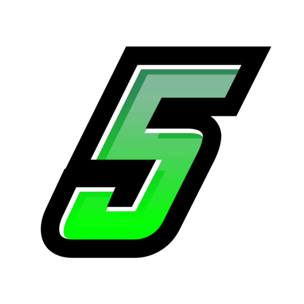 3D number illustration png
