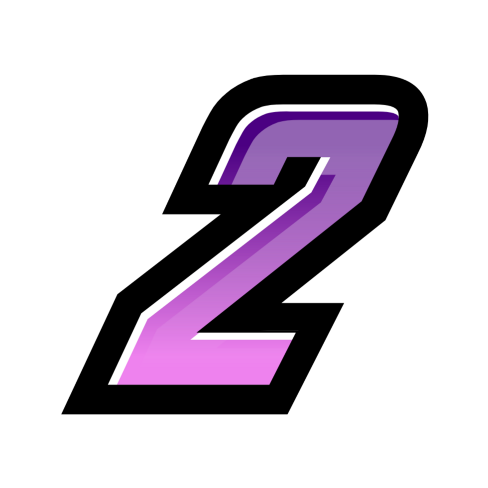 3D number illustration png