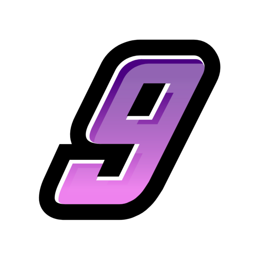 3D number illustration png