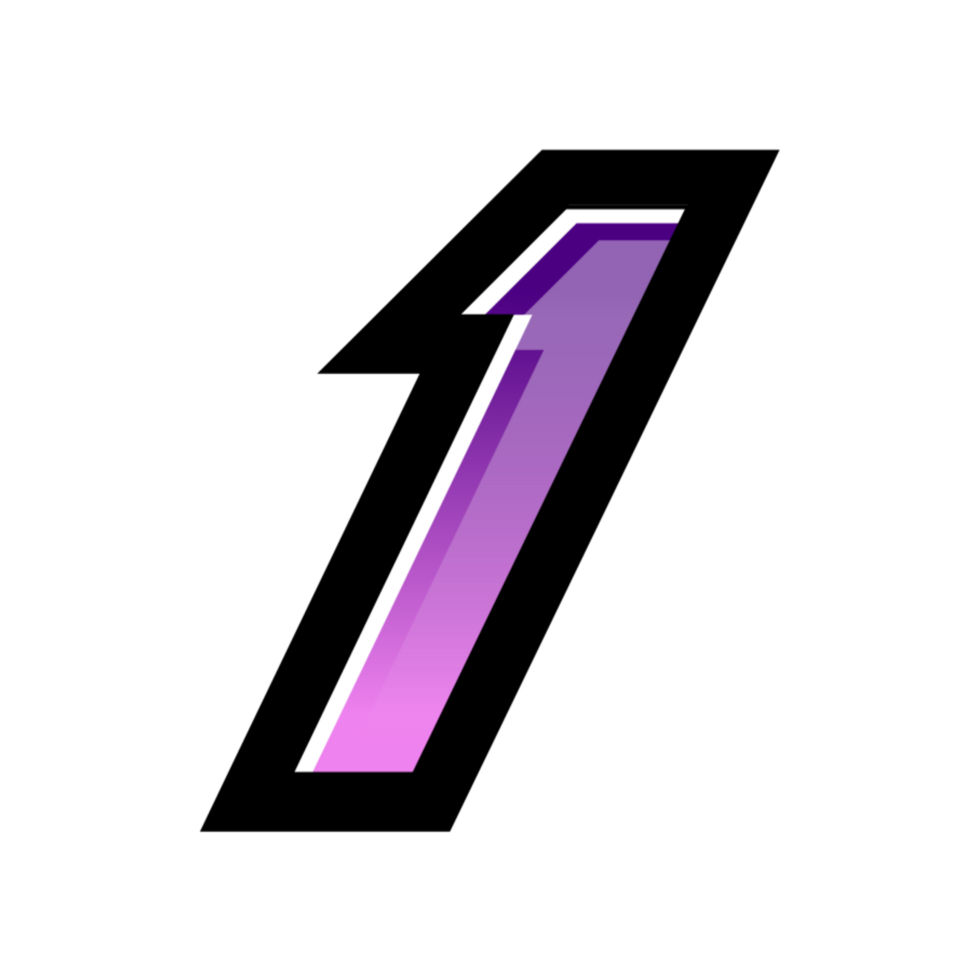 3D number illustration png