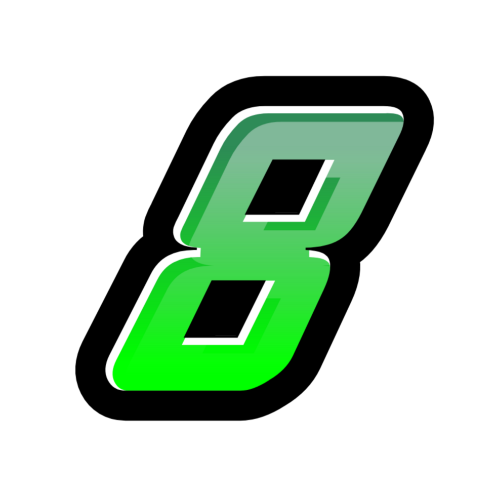 3D number illustration png