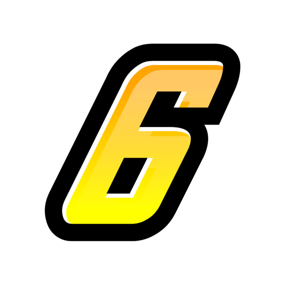 3D number illustration png