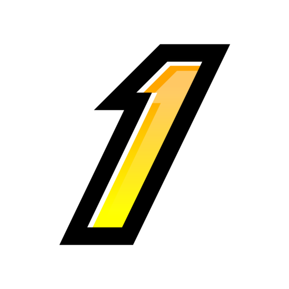 3D number illustration png