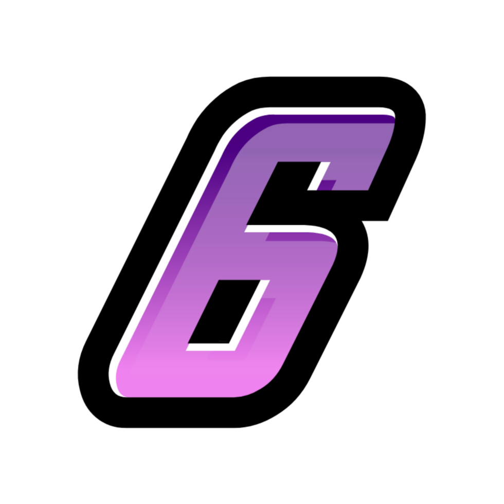 3D number illustration png