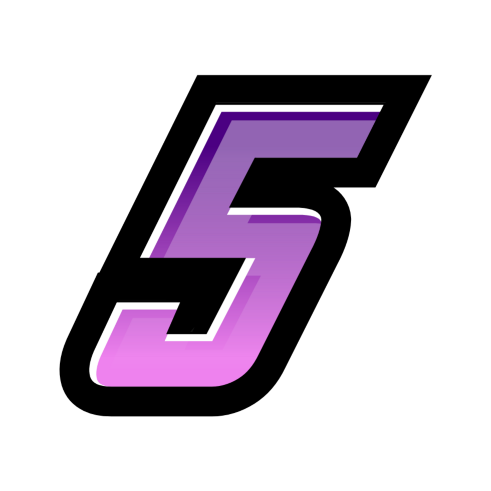 3D number illustration png