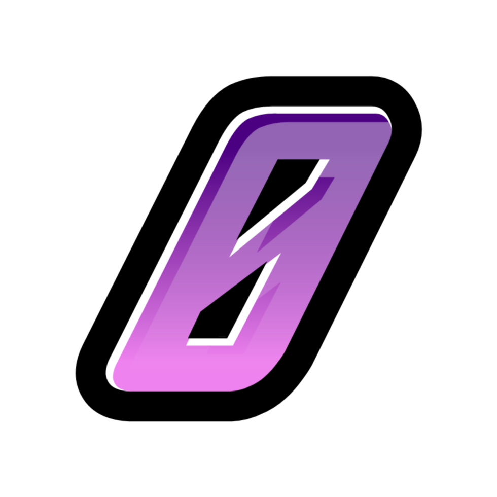 3D number illustration png
